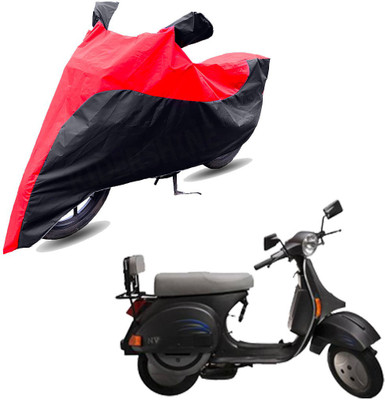 RiderShine Two Wheeler Cover for LML(NV, Black, Red)
