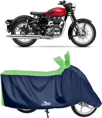 DROHAR Waterproof Two Wheeler Cover for Royal Enfield(Green)