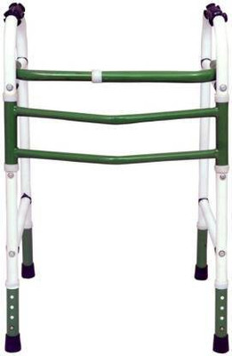 SONVI SURGICAL *Portable Light Weight Height Adjustable Foldable Walking Stick(Green) Walking Stick