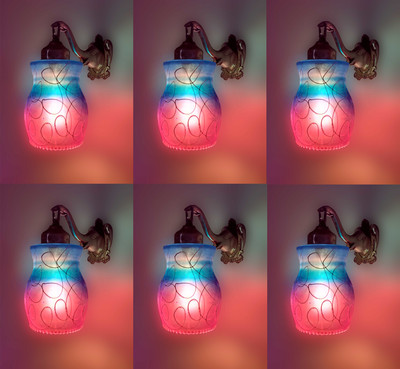 PR Prashant Swing Arm Wall Light Wall Lamp Without Bulb(Pack of 6)