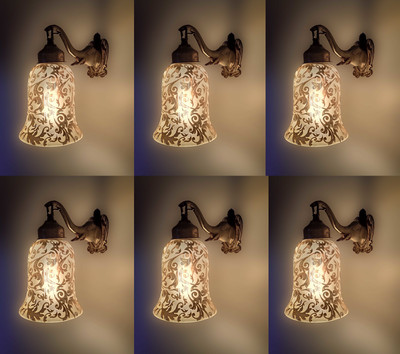 PR Prashant Swing Arm Wall Light Wall Lamp Without Bulb(Pack of 6)