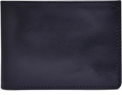 Belwaba Men Black Genuine Leather Wallet(4 Card Slots)