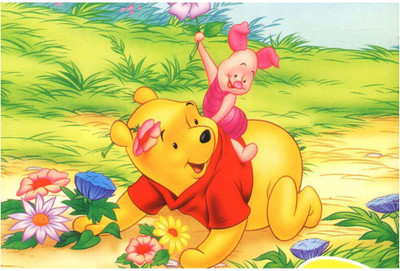 PR DESIGN SOLUTION Vinyl Children Multicolor Wallpaper(L x W: 91 cm x 60 cm)