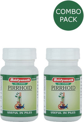 Baidyanath Pirrhoid 50-Tablet Useful in Piles Pir 100 Tablets(Pack of 2, 100 Tablets)