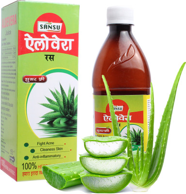 SANSU HEALTH CARE ALOEVERA JUICE(Pack of 2, 1000 ml)