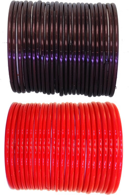 DURGANSH Glass Bangle Set(Pack of 48)