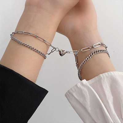 ruby collection Metal, Stainless Steel Bracelet Set