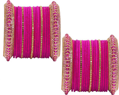 NMII Metal Zircon Bangle Set(Pack of 42)