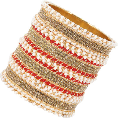 NMII Metal Bangle Set(Pack of 4)