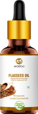 Wostoo Cold Pressed Natural Flax Seed oil(15 ml)