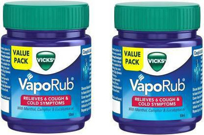 VICKS vaporub 50ml*2 Balm(2 x 50 ml)
