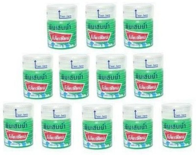 POY SIAN BRAND Pim-saen Balm Oil Refresh Inhalant Thai Herbal Herb 8ML (PACK OF 12) Balm(12 x 8 g)