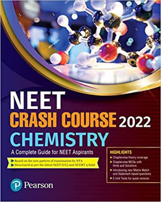 NEET Crash Course - Chemistry |2022 Edition| By Pearson(Paperback, pearson education)