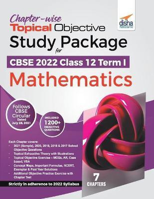 Chapter-wise Topical Objective Study Package for CBSE 2022 Class 12 Term I Mathematics(English, Paperback, Experts Disha)