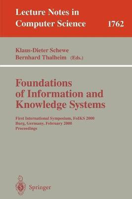 Foundations of Information and Knowledge Systems(English, Paperback, unknown)