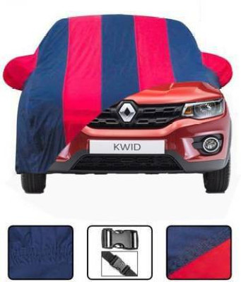 ARB Car Cover For Renault Kwid (With Mirror Pockets)(Red, For 2016 Models)