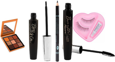 MYEONG PERFECT LOOK LONG LASTING EYE ACRE BEST EYE MAKE UP COMBO KIT(5 Items in the set)