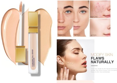 GFSU LIQUID CONCEALER LONG LASTING FLAWLESS FULL COVERAGE WATERPROOF CONCEALER Concealer(ivory, 10 ml)