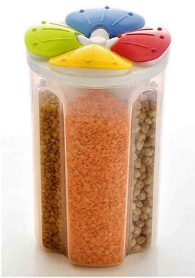 Vishwa enterprise Plastic Grocery Container  - 2000 ml(Multicolor)