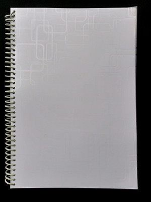 SHARMA BUSINESS Large A4 Size Spiral Notebook for Student, White Smooth Pages, Mutipurpose A4 Notebook Plain 400 Pages(White)