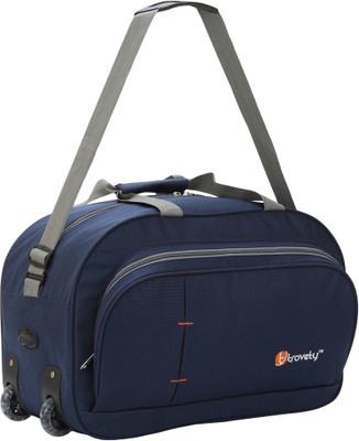 Trovety Travel (Expandable) Hand Duffel Bag-Light Weight With Solid Large Space Duffel With Wheels (Strolley)