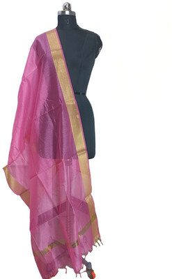 The SDF India Art Silk Solid Women Dupatta