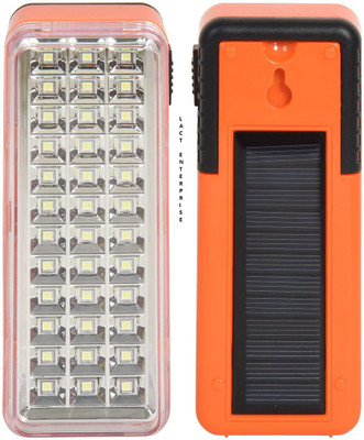 LACT ENTERPRISE 36 SMD LED Rechargeable Mini Emergency Light for Home 5 hrs Lantern Emergency Light(Orange)