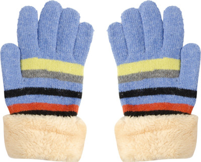 Bizarro.in Striped Winter Women Gloves