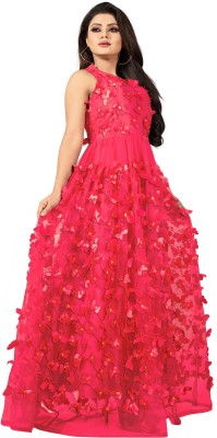 GUNHILD Anarkali Gown(Red)