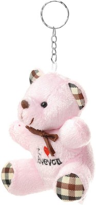 Prapti Store Love Teddy Keychain Soft Toy Gifting For Girls/Boys- Pack of 1 (Colour May Vary) Key Chain