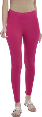 Rangmanch by Pantaloons Ankle Length Western Wear Legging(Pink, Solid)