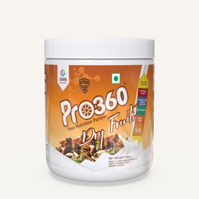 PRO360 Dry Fruits Protein Powder with Natural Dry Fruits with Immunity Boosters - Zinc, Vitamin C, Vitamin D(250 g)