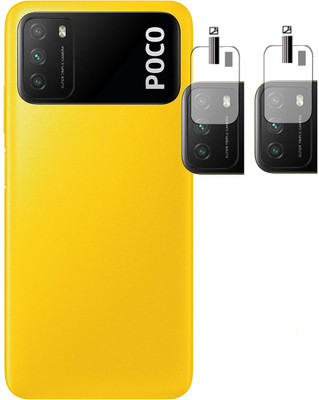 EJZATI Back Camera Lens Glass Protector for POCO M3(Pack of: 1)