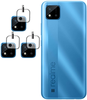EJZATI Back Camera Lens Glass Protector for REALME C20(Pack of: 3)