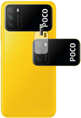 EJZATI Back Camera Lens Glass Protector for POCO M3(Pack of: 1)
