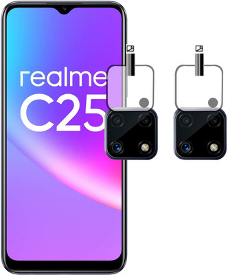 EJZATI Back Camera Lens Glass Protector for .3.REALME C25(Pack of: 2)