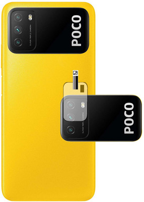 EJZATI Back Camera Lens Glass Protector for POCO M3(Pack of: 1)
