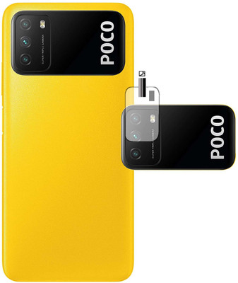 EJZATI Back Camera Lens Glass Protector for POCO M3(Pack of: 1)