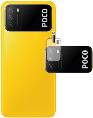 EJZATI Back Camera Lens Glass Protector for POCO M3(Pack of: 1)