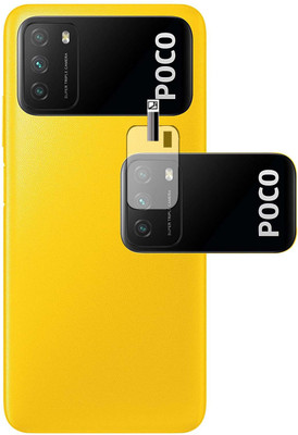 EJZATI Back Camera Lens Glass Protector for POCO M3(Pack of: 1)