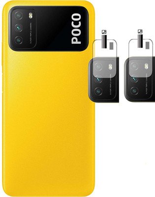 EJZATI Back Camera Lens Glass Protector for POCO M3(Pack of: 1)