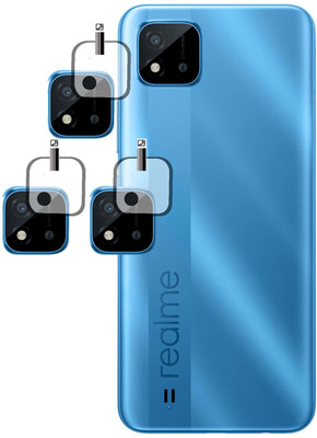 EJZATI Back Camera Lens Glass Protector for REALME C20(Pack of: 3)