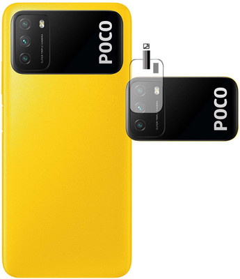 EJZATI Back Camera Lens Glass Protector for POCO M3(Pack of: 1)