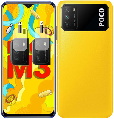 EJZATI Back Camera Lens Glass Protector for POCO M3(Pack of: 2)