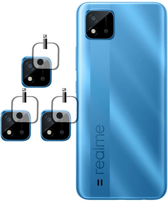 EJZATI Back Camera Lens Glass Protector for REALME C20(Pack of: 3)
