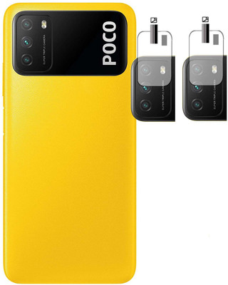 EJZATI Back Camera Lens Glass Protector for POCO M3(Pack of: 2)