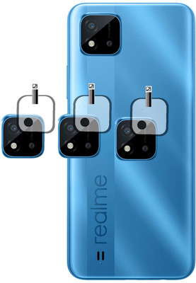 EJZATI Back Camera Lens Glass Protector for REALME C20(Pack of: 3)
