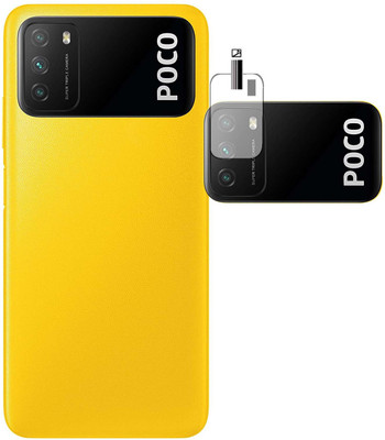 EJZATI Back Camera Lens Glass Protector for POCO M3(Pack of: 1)