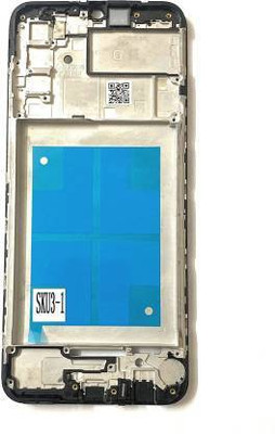 Purplesavvy Samsung Galaxy M02s Front Housing LCD Frame Bezel Front Panel(Black)