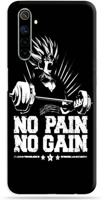 OggyBaba Realme 6, Skin Guard, An Elegant Mobile Skin(No Pain No Gain Multicolor Skin With Ultra Matte Finish)